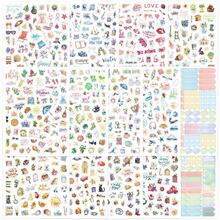 1050+ piezas/paquete Pegatinas planificador mensual de celebraciones, etiquetas de fecha de calendario de enero a diciembre, tono de color suave, pegatinas láser brillantes para decoración de calendario, planificación, scrapbooking - Feriados, eventos estacionales y generales (14 hojas) papelería manualidades libro de sticker estikers - Multicolor - Ver 6