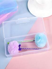 Desktop Organizer Boxes, Jewellery Box, Dust-Proof Travel Storage Boxes, Flip-Top Design For Easy Access And Organization, Makeup Brushes Storage Box, Toothbrush Organizer Box, Nail Tool Organizer - Multicolor - View 12