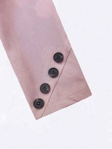 女士优雅单扣通勤西装外套