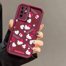 Miniso Phone Case With Hello Kitty Print, Featuring Multiple Hello Kitty Faces, Red Bows, Gift Boxes, Hearts & "HELLO KITTY"   For Samsung Galaxy S25 Ultra/S25 Plus/S25/ Galaxy S24 Ultra/S24 Plus/S24/S24 FE/S23 Ultra/S23 FE/S22Ultra/S22 Plus/S22/S21 Ultra/S21 Plus/S21/S21 FE/A13/A14/A15/A16/A17/A33/A34/A35/A36/A52/A53/A54/Galaxy Note20Ultra/Galaxy Note20,Galaxy S25 Case,Galaxy S25 Case,Galaxy S25 Ultra Case Plus Stocking Stuffers,The Girlfriend,The Chosen,Early Fall Fashion. - 粉色 - 查看 2
