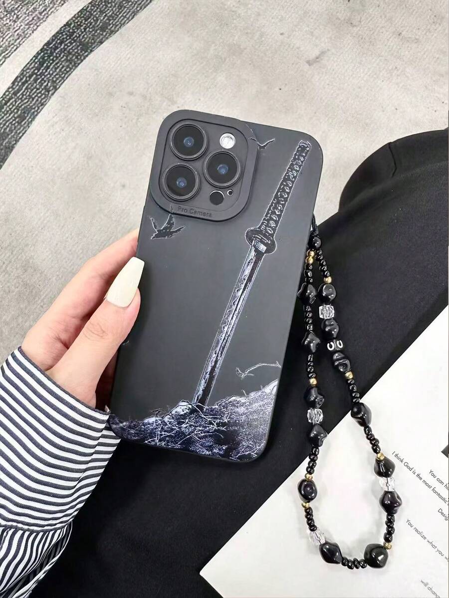这款彩色喷绘防摔手机壳采用穿孔直边剑形设计，兼容 17 Pro/17 Air/17/17 Pro Max/16/11/16 Pro/16 Plus/16 Pro Max/16 e/15 Pro Max/13/14/12/XS/XR/7G/8P，兼容三星 Galaxy 11/12 Pro/12/12 X/13 Pro/14 Pro/15 Pro，兼容 Redmi 10/9/Note9/12c/Note11 Pro/Note8 Pro。
