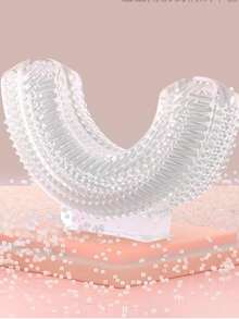 1pc Kids U-Shaped Electric Toothbrush With 1 Brush Head (Battery Capacity: 150mAh), 5 Modes, Automatic 360° Cleaning, Gentle Vibration, Cartoon Dinosaur Pattern, IPX7 Waterproof Design, Making Bath Time Fun And Protecting Gums, Ideal Christmas Gift - Multicolor - View 12