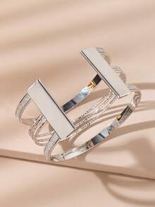 亮片細節開口手鐲