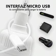 Foco LED recargable con diseño de cápsula, luz de emergencia portátil, 120 W, C4s, blanco frío - Blanco - Ver 9