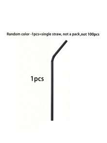 100pcs Black Bendable Straws, Coffee And Stirrers, Drink Accessories, Flexible Bendable Straws For Milkshakes,Bubble Tea, Ice Coffee, For Drinking Suitable For Bars, Clubs, Durable Black Straws, Black Bendable Straws, Coffee And Stirrers, Drink Accessories, Diameter 0.24inch/0.6cm, Suitable For Kitchen, Bar, Club, Drinks, Milk, Soda Water, Party, Restaurants And Home Use,Restaurants And Home Use Back To School