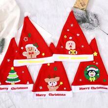 DIY Christmas Hat Craft Kit - Creative Toys, Random Styles, Suitable As Holiday Gifts, Party Decorations, And Creating Festive Atmosphere - Multicolor - View 3