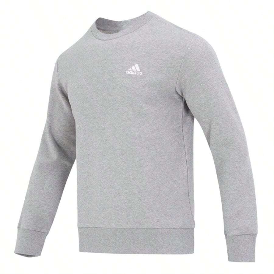 Adidas M SL FT SWT Herren Baumwolle Lässig Soft Komfortable Pullover Sweatshirt, geeignet für täglichen Pendlerverkehr und Lässig