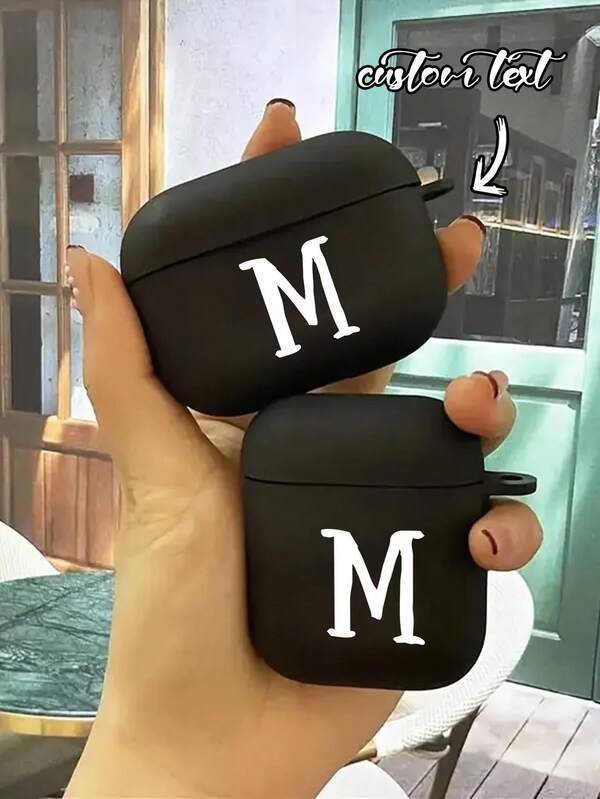 1 Peça Capa Personalizada com Texto/Nome para Apple, Compatível com 2, Pro, 3, 4