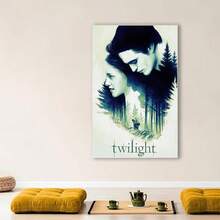 Framed Twilight V2 Movie Poster | Official Art Print. Idea Gift For New Year, Thanksgiving Day, Christmas, For Room Decor, Kitchen Decor, Living Room Painting, Halloween Decor, Bathroom Decor, Home Decor, Wall Decor, Bedroom Decor. - Random Print(隨機印花) - 查看 2
