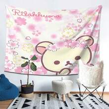 Rilakkuma Idea Tapestry, Colorful Thick Textur1d Wall Hanging For Living Room, Bedroom,  Office & Party Decor – No Power Needed, Perfect Gift, Stylish Room Accent With Luxurious Feel - 彩色 - 查看 2