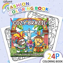 1 pièce Livre de coloriage pour chat, couverture en papier perlé, pages intérieures épaisses de 120g, 24 pages, mignon et raffiné, convient aux adultes et aux adolescents pour réduire le stress, 7,9 x 7,9 pouces, meilleur choix de cadeau pour Halloween, Noël, Thanksgiving, Nouvel An et anniversaires pour la famille et les amis