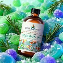 EVOKE OCCU 118ML Pure Rosemary Oil, Rosemary Essential Oil For Nourishing Scalp Hair Care Skin Care Bath Relaxation Diffuser Massage,Add To Shampoo Conditioner & Increase Hair Softness& Shine - Rosemary - View 1