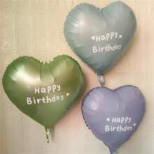 2pcs/Set Dekorasi Balon Digital Film Aluminium Aneka Warna, Menampilkan Pola Huruf "Happy Birthday", Cocok Untuk Dekorasi di Acara Pesta Ulang Tahun, Penempatan di Acara Keluarga, dan Perayaan Liburan di Luar Ruangan - MultiWarna - View 4