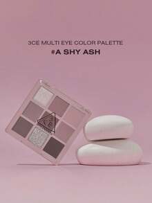 3CE 8.5g/0.29oz Multi-Color Eyeshadow Palette A SHY ASH, Matte & Shimmer Dual-Tone, Low Fallout, Buildable, Warm Contouring Shades, Oil-Control, Smudge-Proof, Multi-Purpose Eyeshadow/Highlighter/Brow Powder, Magnetic Compact, Korean Cosmetics - A SHY ASH - View 10