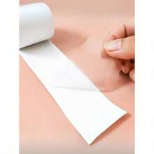 1 Roll Of Transparent Bandage 5 Meters Long, 10 Pieces Of Disposable Non-Woven Round Nipple Stickers - Thông thoáng - Xem 2