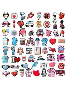 10-50 szt. zawieszek do butów z serii Doctor do chodaków i sandałów, ozdoby do butów, wysokiej jakości popularne zawieszki, świetny prezent dla nastolatków, mężczyzn, kobiet i dorosłych, pomysły na prezenty z akcesoriami do butów