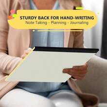 Legal Pads 8.5 X 11, Note Pads 8.5 X 11, Wide Ruled Paper, 4 Pack Colored Legal Pads, Pink Writing Pad, Multicolor Notepad With Sturdy White Back, 30 Sheets/Pad, Lined Paper Writing Paper Tablets - ColorB - View 6