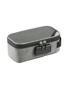 Túi chống mùi có khóa, hộp đựng chống mùi lót carbon để đựng đồ khi đi du lịch (Màu đen, 8x4x2,75 inch) - Nhiều màu - Xem 5