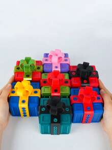 2026 New Creative Christmas, New Year, Valentine's Day Prank Gift Box, Surprise Disassembly Toy, Hidden Surprise Mechanism, Disassemble To Reveal Surprise, Fun For Holidays, Annoying Box, Surprise Box For Girlfriend, Boyfriend, Best Friend, Suitable For Various Festivals, New Year, Valentine's Day, Birthday, Small Surprise Party Favors, Back To School Season Gifts, Exquisite Jewelry Storage Box - Multicolor - View 3