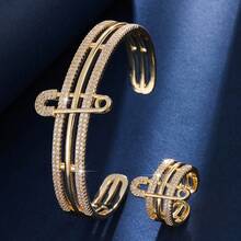 1 件时尚简约锆石手链，日常珠宝