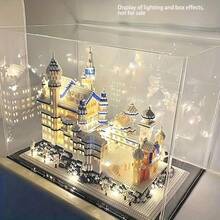 2790片天鹅湖城堡积木玩具 - 世界著名建筑模型，节日装饰积木套装，成人创意节日礼物，成人积木套装，圣诞礼物，新年礼物，派对礼物，袋装/不含灯光