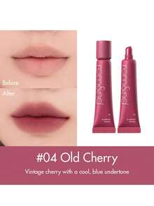 Rom&nd Romand哑光唇膏04号色“老樱桃”，轻盈慕斯质地，渐变珠光，不粘腻，镜面妆效，暖色调提亮肤色，持妆12小时，易于叠加，蕴含玻尿酸柔焦护理成分，便携浪漫唇膏，瞬间提亮职场妆容，柔焦妆效，上镜效果出色，韩式彩妆，8克/0.28盎司 - 04 OLD CHERRY - 查看 10