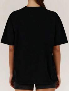 Oversized Silly Goose Elopement ABA Therapy T-Shirt, Retro Funny ABA  Tee For BcBa Rbt Special Education Teacher Autism Mom, SPED Shirt - 黑色 - 查看 2