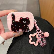 1pc Cute Cat Design Bluetooth Earphone Case, Compatible With AirPods Pro/Pro2/1/2/3/4 - Multicolor - View 11