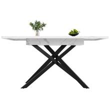 Dining Tables - White+Black + MDF+Metal-1 - View 8