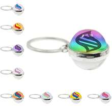 1pc Poke Mega Stone Keychain - Mega Evolution Stone, Anime Game Accessory, Keychain, Desk Decor, Game Merchandise, Stitch Toys, Travel Toys, Classroom Fidget Toys, Mini Bath Toys, Christmas Stationery, Stress Ball, Birthday/Christmas/Holiday Gift - Multicolor - View 2