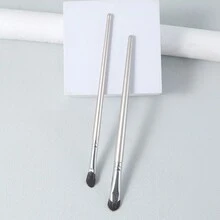 Single Eye Makeup Brush Soft Bristles Detail Blending Eyeshadow Brush Concealer Highlighter Professional Beauty - Champagne Gold Large Fingerprint Eyeshadow - View 6