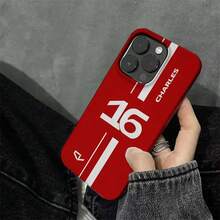 MNSO - Funda para teléfono Charles Leclerc 16 Phone161514131211ProMax11MN202516Plus Cubierta de película HD brillante 17air - z8 - Ver 4