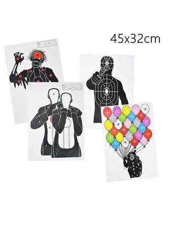 1pc 45x32cm Shooting Target Paper, Replaceable Training Shooting Target Paper