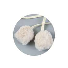 2025 new plush fisherman's hat children's winter plush thickened thermal ear protector hat fashionable versatile women's hat