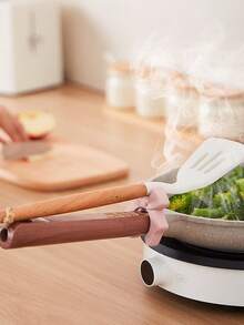 1个硅胶蝴蝶勺托，厨房防溢勺架，可清洗重复使用，耐热餐具架，可移动收纳架 - 彩色 - 查看 4