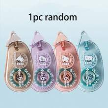 4 szt./1 szt. 4 m długości x 6 mm szerokości, biurowy wzór kropki, dekoracyjna taśma klejąca, dwustronny przezroczysty klej do prac ręcznych, losowy kolor - Wielokolorowe - Zobacz 9