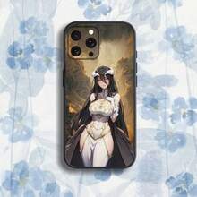 A-Albedo Overlord-S Phone Case Cover Compatible With  17,16,15,14,13,12,Pro,Max,Plus,E,SE4,Air,Mini Black Soft Box, Cover Compatible With  17 Case,  17 Pro Case,  17 Pro Max Case - Z7 - View 9