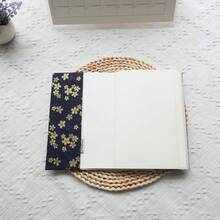 1个A5/A6烫金樱花书皮，计划本保护套，日记本保护套，办公文具用品，赠送1张布艺索引贴纸 - 單件 - 查看 7