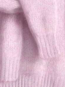 Maglione in mohair da donna - Manica raglan francese, design manica raglan, morbido e confortevole, adatto per autunno/inverno, ottimo regalo per Natale/compleanno