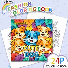 1 pièce Livre de coloriage pour chat, couverture en papier perlé, pages intérieures épaisses de 120g, 24 pages, mignon et raffiné, convient aux adultes et aux adolescents pour réduire le stress, 7,9 x 7,9 pouces, meilleur choix de cadeau pour Halloween, Noël, Thanksgiving, Nouvel An et anniversaires pour la famille et les amis