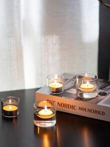 20/10支装椭圆形漂浮蜡烛，水漂浮蜡烛，无烟无滴蜡燃烧，适用于婚礼、圣诞节、生日派对、圆柱形花瓶和家居装饰，营造浪漫的烛光晚餐氛围