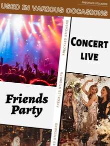 6 tờ nhãn dán tàn nhang ngày lễ tình nhân, tem môi hình trái tim lấp lánh bằng laser, hình xăm tàn nhang tạm thời cho các quý cô trong ngày lễ tình nhân - Nhiều màu - Xem 9