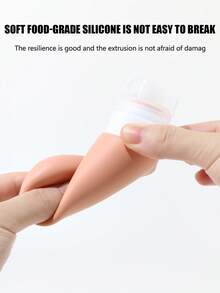 15-Piece Silicone Travel Bottles Set (25ml/50ml/100ml), Portable Cosmetic Bottles For Travel Including Shampoo, Shower Gel, Makeup Remover, Toiletries, Sachets, Mask Jars, Spray Bottles, Soft Silicone, Press-Type Skincare Sample Empty Bottles, Spray Bottles. - Multicolor - View 5