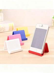 1 Stück multifunktionaler PVC Handy- & Tablet-Ständer - einfach zu installieren, geeignet für Wand oder Schreibtisch, passend für Zuhause, Schule und Büro