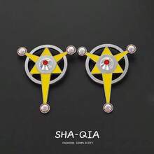 1pc Taro Transformation Device Brooch: Classic Ultra Badge For Fans | High-Quality Metal Pin, Perfect For Jackets, Bags & Collection - Multicolor - View 9