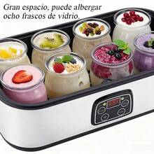 Yogurtera probiótica Modelo doméstico Sistema inteligente de control de temperatura Recipiente de vidrio con materiales seguros Electrodoméstico para una alimentación saludable - Tipo de Enchufe A USA (110-127V) - Ver 7