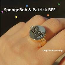 1pc Friendship Ring, Openable Locket Ring, Anime Jewelry For Fans, Birthday Gift, Christmas Gift, Halloween Gift, Stocking Stuffer, Perfect Gift, Toys, Games - Multicolor - View 5