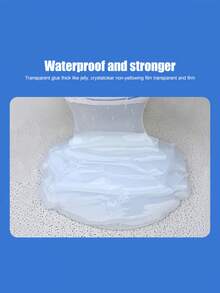 1支户外防水密封胶（带刷子），3.52盎司 - 防漏粘合剂，适用于浴室、厨房和外墙修补 - 非电气透明密封漆，用于修补漏水，透明防水粘合剂，防水涂层，适用于浴室和厨房，无需破坏瓷砖，适用于窗台、浴室和外墙 - 彩色 - 查看 9