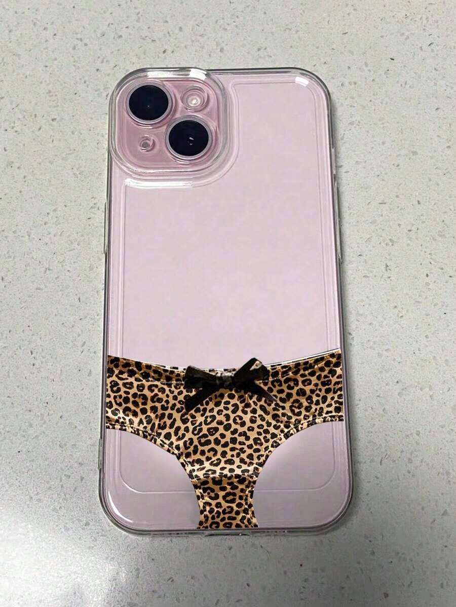 2pc Transparent Cool Space Case Leopard Print Inner Lining TPU Protective Phone Case Suitable For  13 14 15 16 Pro Max 17 17 Pro 17 Air 17 Pro Max,  11 12 Pro Max X XR XS Max 16 16 Pro 16 Plus 7 8 Plus 13 Mini 12 Mini 15 Pro Max, 14 Pro 14 Plus 15 Plus, Fashionable, Shockproof, Waterproof, Personalized, Artistic, Cute Couple DesignFOR-YOUR-BELOVED-PHONE Christmas Gifts Christmas Gifts - 款式1(1件) - 查看 1