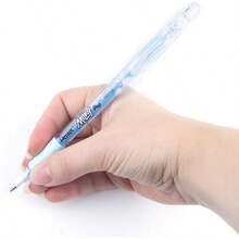 Bolígrafo Milky Pop de Pentel Tinta en Gel Colores Pastel Caja con 12 Piezas Color Turquesa-K98-LS - AzulCieloAzul - Ver 7